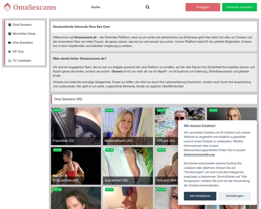 Omasexcams.de Logo
